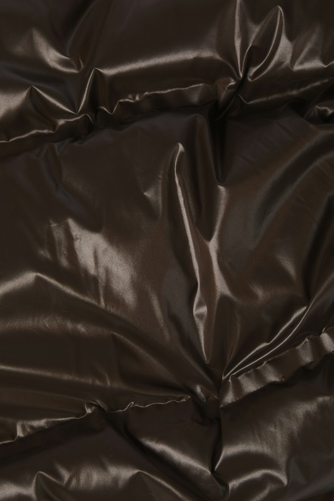 Rhea Shiny Puffer dunjakke – Chocolate Brown